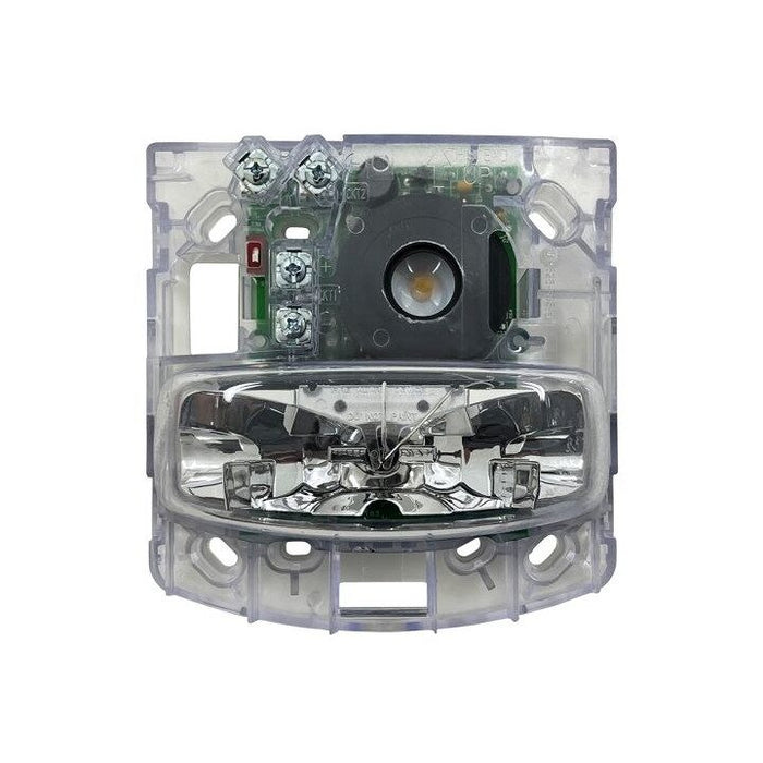 TrueAlert Non-Addressable Horn/Strobe, Wall-Mount, 4-Wire, 110cd, Free-Run/Sync, Red, Logo Only - 4903-9427