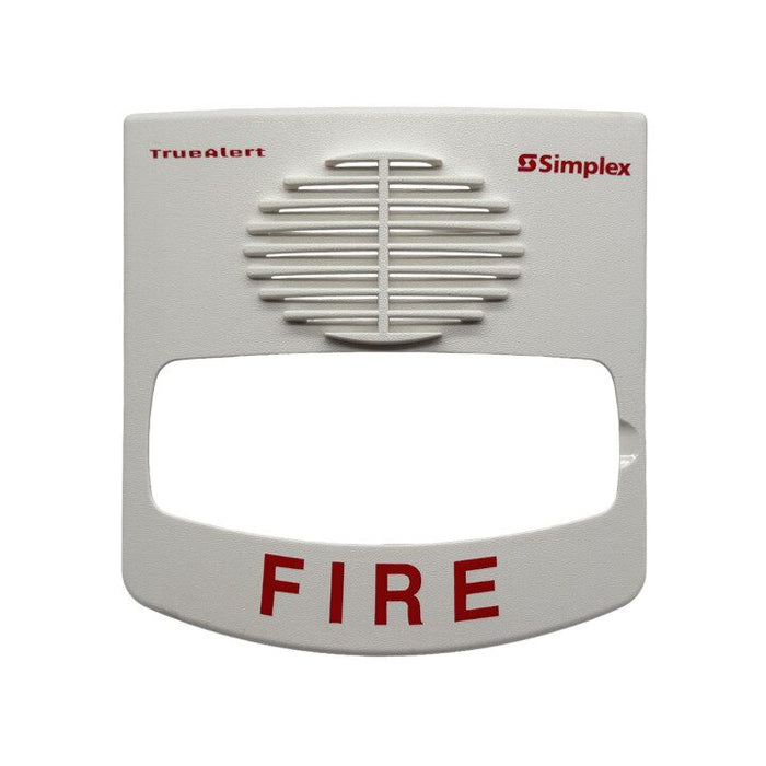 Cover, White, "FIRE" for Wall-Mounted Non-Addressable Horn/Strobe, Fixed-Candela - 4905-9995