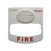 Cover, White, "FIRE" for Wall-Mounted Non-Addressable Horn/Strobe, Fixed-Candela - 4905-9995