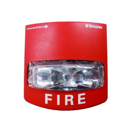 TrueAlert ES Addressable Horn/Strobe Appliance, Wall-Mount, 15/30/75/110/135/185cd, Red, "FIRE" - 49VO-WRF