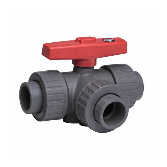 3KH-ABS ABS 3-Ways Ball Valve - AD-10-0915
