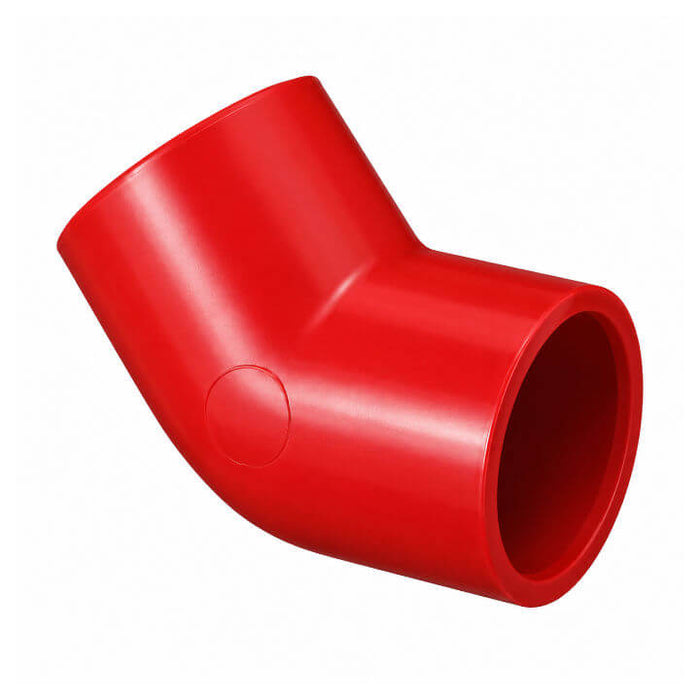 45⁰ Bend 25mm RED - MOQ 5 - JC002-25
