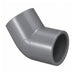 45⁰ Bend 25mm GREY - MOQ 5 - JCG002-25